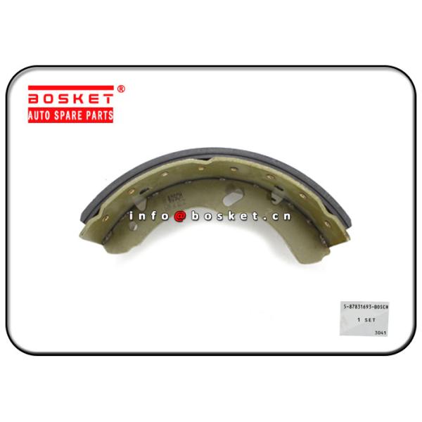 5-87831693-0 5878316930 Isuzu Brake Parts / Rear Brake Shoe Kit For 4HK1 NPR 700P
