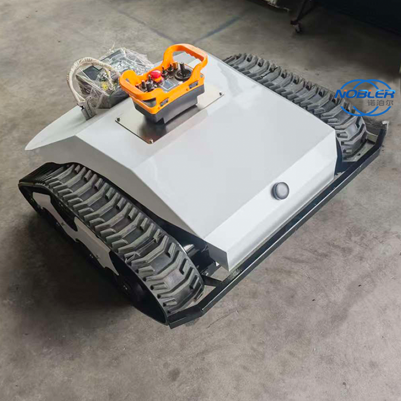 Remote-controlled intelligent crawler lawn mower, with lithium iron phosphate