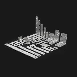 Oval Hole Metal Stamping Parts Motor Overcurrent Connectors For Welding
