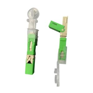FTTH Fast SC APC Fiber Optic Quick Wire Connector SC UPC Connector Length 50mm