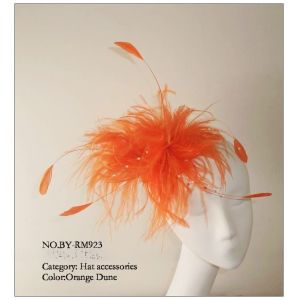 Wholesale Dyed Ostrich Feather Flower Mount with Wire Accessory UPS Shipping from china suppliers