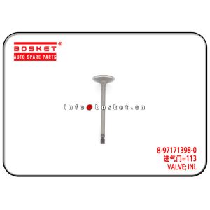 ISUZU 4HG1 4HF1 NQR71 Inlet Valve 8-97171398-0 8971713980