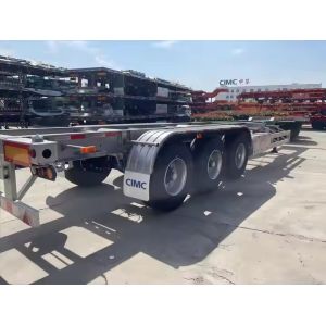 Steel Iron 20ft 40ft 50ft 53ft 2 3 4 5 Axles Frame Shipping Container Chassis