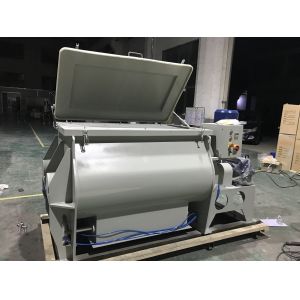 Wholesale Carbon Steel Double Shaft Paddle Mixer Machine Open - Type Discharging Hole from china suppliers
