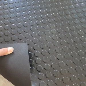 E-Purchasing Anti Slip Rubber Coin Pattern Rubber Mat Flooring 3.5mm X 36" X 6ft