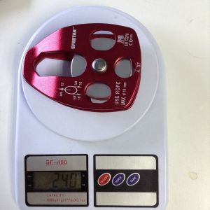 Aluminum Alloy Single Pulley Climb Swing Colorful Rope Pulley Block