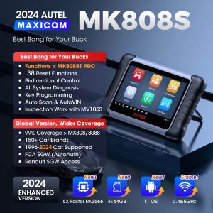 Autel MaxiCOM MK808S OBD2 Scanner Automotivo Car Diagnostic Tool OBD 2 Scanner