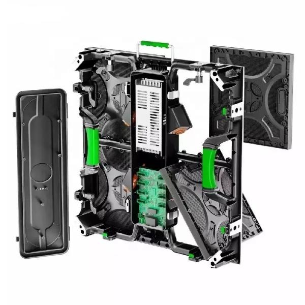 HD Full Color 500x500mm Stage Rental Led Display 3840Hz Removable Power Box