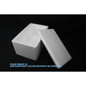 10L Polystyrene White Foam Styrofoam Cooler Box Styrofoam Box Fish EPS Packing