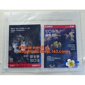 A5 small size 0.2mm thick custom printed plastic office poly file folder bag