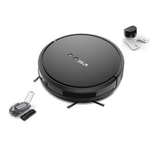 Low Noise 58DB Robotic Vacuum Cleaner 1800Pa Strong Suction For Pet Hair Carpet