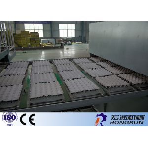 PLC Control Egg Carton Making Machine With Automatic Computer Software
