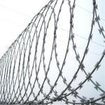 Security Razor Barbed Wire 56 Loops / Diamond Razor Wire Mesh Fence