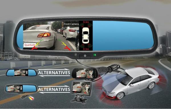 Quality High Security Reverse Parking Sensor , Front And Rear Parking Sensors PAL / NTSC Standard for sale