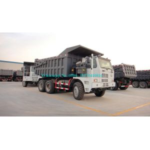 SINOTRUK wide body 6X4 371hp HOWO heavy duty 60-70tons mining dump truck for