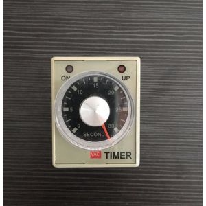 Power On Delay Timer 0-60 second Relay 220V AH3-3 With Socket Base PF083A