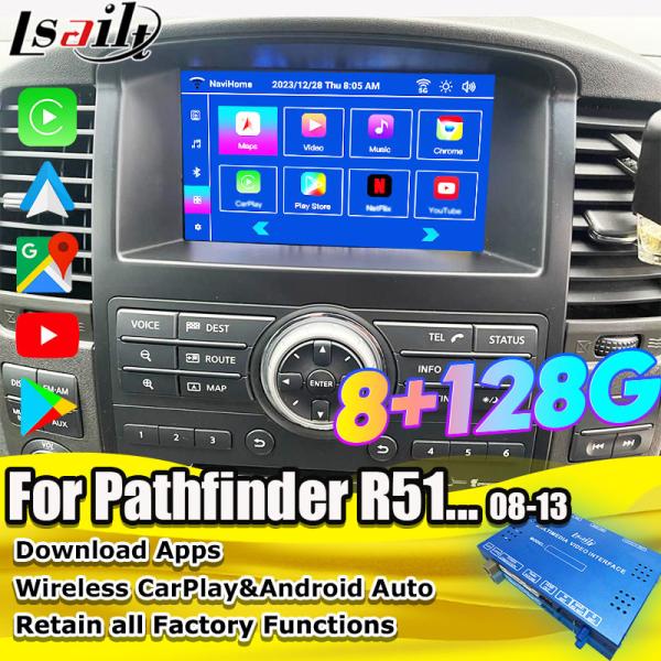 Quality Lsailt OEM Integration Android Multimedia Video Interface for Pathfinder R51 Nissan Navara D40 CarPlay&Android Auto Retrofit for sale