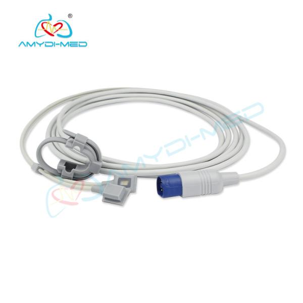 Quality TPU Material Adult Spo2 Sensor , HP Reusable Pulse Oximeter Finger Sensor for sale