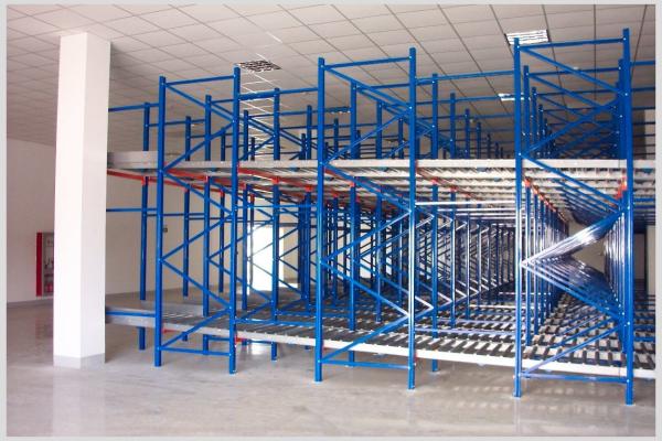 Quality Smart Sliddling Gravity Flow Racks Gravity Feed Pallet Racking for sale