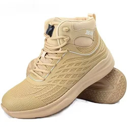 New spring and autumn ultra-light combat boots outdoor high-top breathable