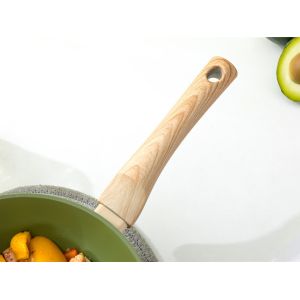 Versatile 12Inch Chinese Wok Pan With Flat Bottom And Heat Resistant Handle