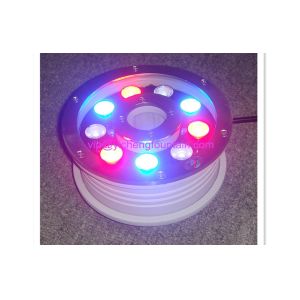 180mm Alu Body SS Surface Underwater Fountain Lights DMX512 Control Type 12X3W