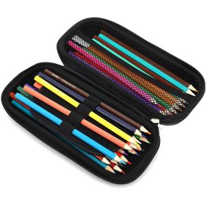900D Polyester EVA Pencil Case Pen Pouch For College Students
