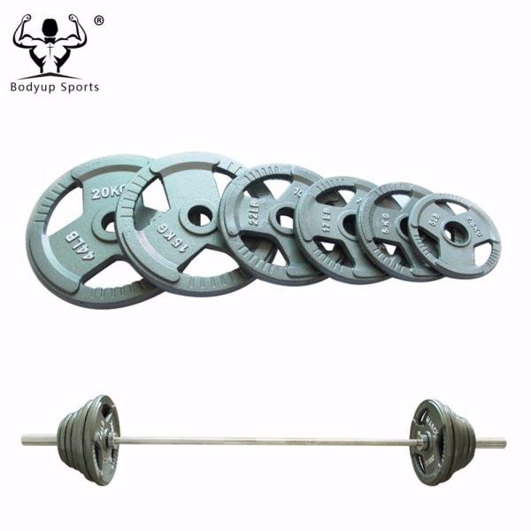 Adjustable Weight Lifting Fitness Equipment Barbells 300LB 135kg Cast Iron Material