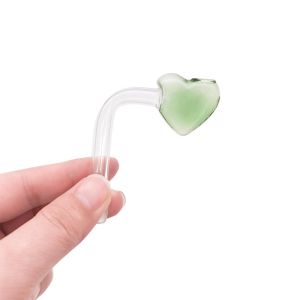 Drinking Curved Inhale Bent Mushroom Head Hookah Pipe