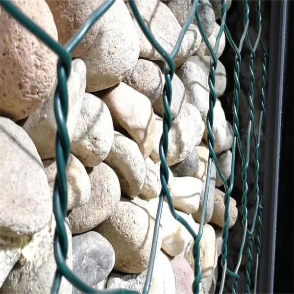 1m 1m 4m Galvanized Gabion Stone Boxes Gabion Retaining Wall With ISO9001certifi