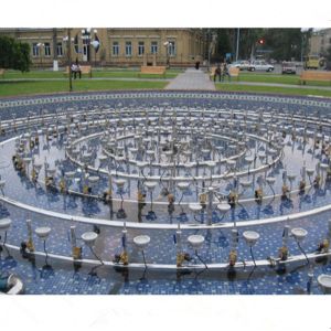 Entertainment equipment large music water fountains with led waterproof lights