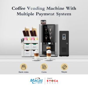 Factory High Quality Touch Screen Tea Coffee Vending Machine For Office