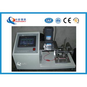 Wire Cover Abrasion Testing Equipment For Communication Cable Insulation Skin