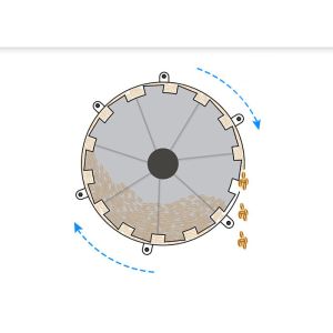 Independent Switch Long Gear Paddy Planter Machine Direct Seeding