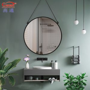 Wholesale Glass Mirror Bathroom Decorative Lanyard Style Plastic Round Frame for The Listing Bedroom from china suppliers