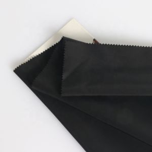 Smooth and durable windbreaker/backpack regenerated shape memory weft fabric