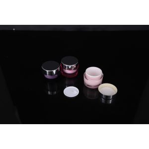 hand lip crystal pump empty square white Screen Printing Airless 30ml Cosmetic