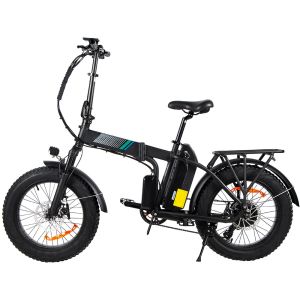 China 350W Fat Tire Electric Folding Bike With 15.6Ah Lithium Battery on sale
