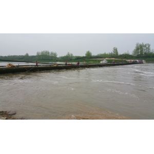 104m Temporary Floating Bridge Tracked Load 60t Fast Erectiion Emergency