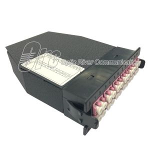 24 Fibers MPO To LC LGX Flexible Cassette Modules OM4