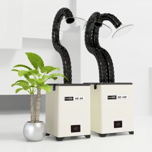 One Duct 17m/s 210m3/h 80W Solder Fume Extractor