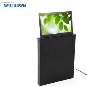 Wholesale Ultrathin Electric LCD PC Monitor Lift 17.3inch Screen Conference System Pop Up TV from china suppliers