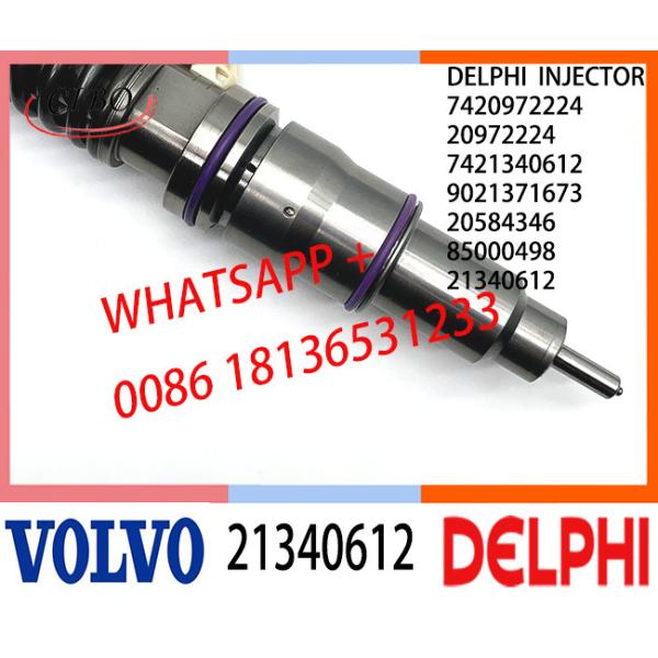 Common Fuel Diesel Injector 21340612 7420972224 20972224 7421340612 20584346 85000498 E3.18 for VOL MD13 HIGH POWER