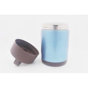 1.6L Food container vacuum insulated thermos with spoon stainless steel lunch