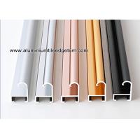 China Metal Modern Type Aluminium Picture Frame Mouldings With Narrow Curved Shape for sale