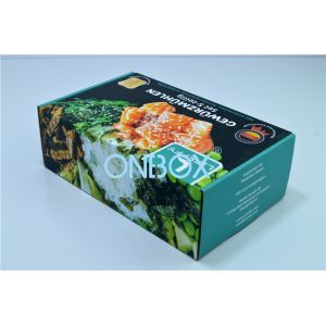 Food Grade Paper Packaging Box Multicolor CMYK Printing ODM Available