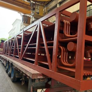 Boiler Pipe Walls Assembled with Headers for Power Plant Boiler Replacement and