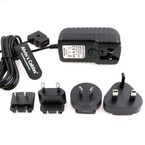 Power Adapter Converter Cable D-Tap P-Tap Female To Universal AC With UK EU AU