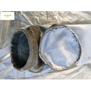 Needled Fabric Fibreglass Membrane Cement Filter Bag High Temperature