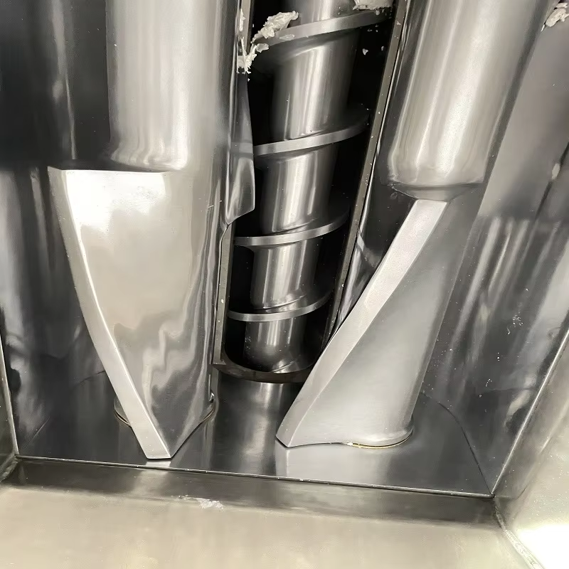 Forced Air Cooling Double Wrist Granulator Machine with 60mm Screw Diameter